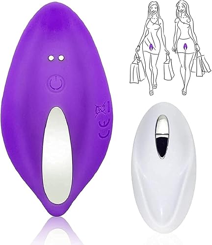 Juguetes Sexual para Mujeres Control Remoto Vibrador Pequeño Masajeador Inalámbrico Juguete-Púrpura