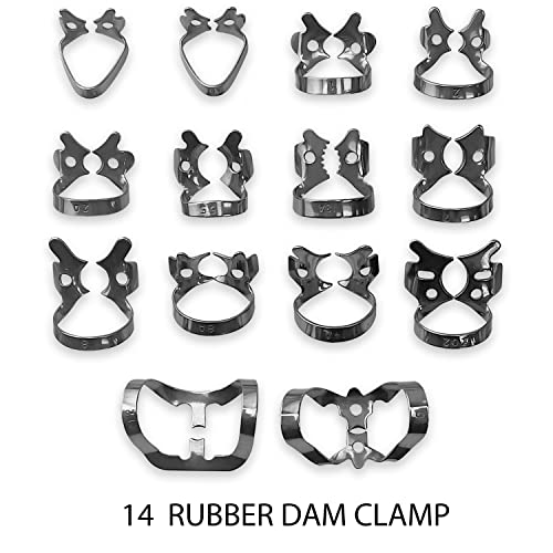 Surgical Online KIT_102 Comprehensive Dental Rubber Dam Kit - Medical Grade Stainless Steel, Rubber Dam Clamps thumb #5