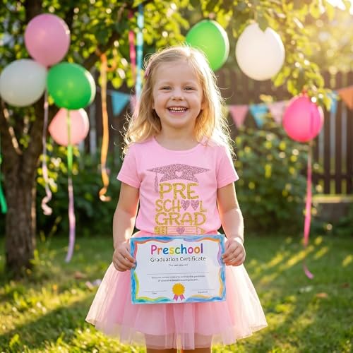 Image of Preschool Graduation Shirt for Kids Pre-K Grad Gifts for Girls Boys T-Shirt Top