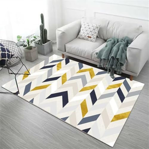Tapis de sol de protection résistant à l'humidité pour chambre adulte et bébé jaune - 2