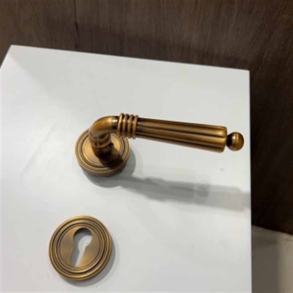 Indoor Bedroom Mute Magnetic Room Door Household Vintage Split Lock