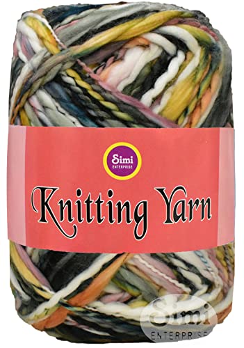 Image of Knitting Yarn Thick Chunky Wool, Sumo Rusty 600 GMS Best Used with Knitting Needles-OH Art-HAF
