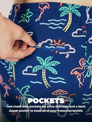 Image of Chubbies Men's Swim Trunks, Stretch Swimming Board Shorts, 5.5 inch Inseam