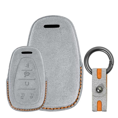 Coque de clé en daim pour Chevrolet Sonic et Spark, protège des chutes