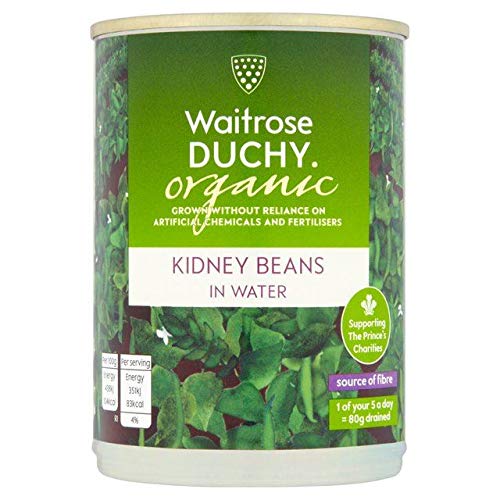 Duchy Waitrose Organic Kidney Beans in Water 400g Grocery