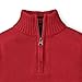 Hope & Henry Baby Boys' Half Zip Pullover Sweater with Elbow Patches, 6-12 Months, Red