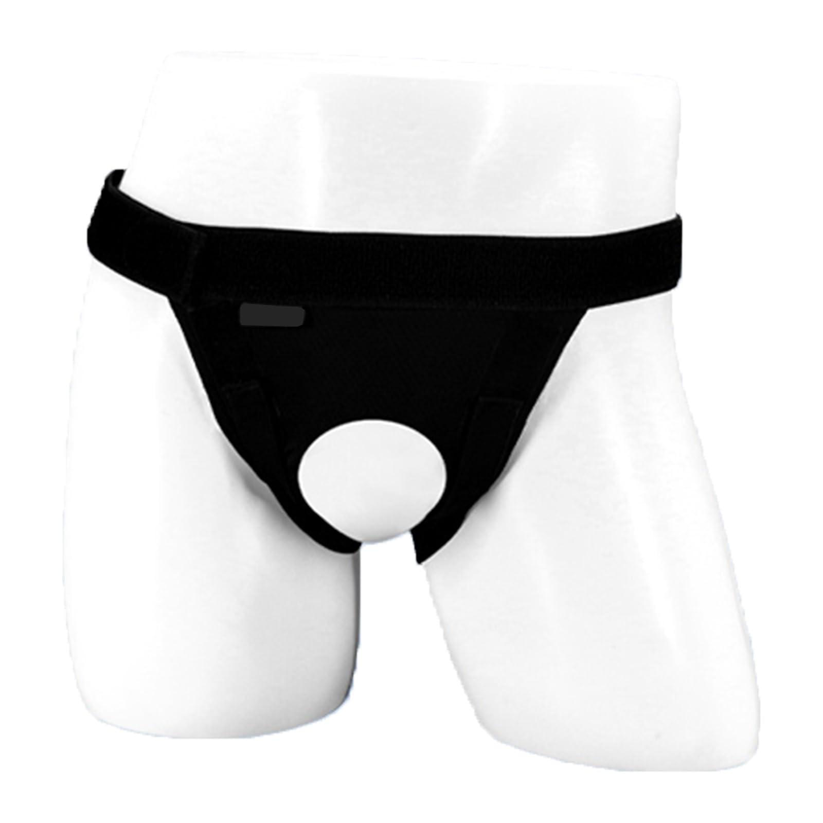 Hernia Belt for Men & Women Double Inguinal, Groin Support with 2 Removable Compression Pads, Pain Relief, Comfortable Material(Black,Large)