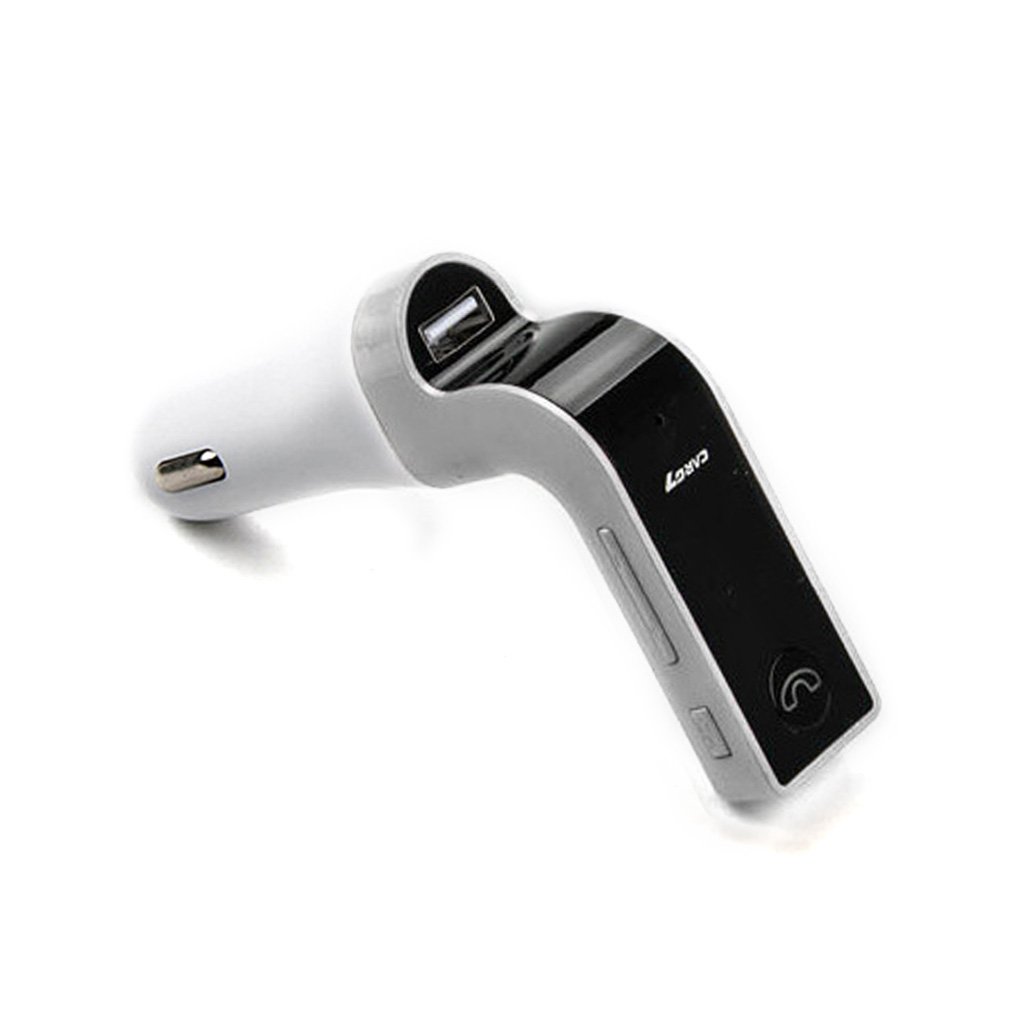 CarG7 Universal Car MP3 FM Transmitter Modulator Wireless Bluetooth for Smart Mobile - Silver