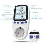 Gafild-Power-Consumption-Meter-Energy-Cost-Meter-with-Digital-LCD-Display-Overload-Protection-and-7-Energy-Saving-Display-Modes-for-Household-Energy-Analysers