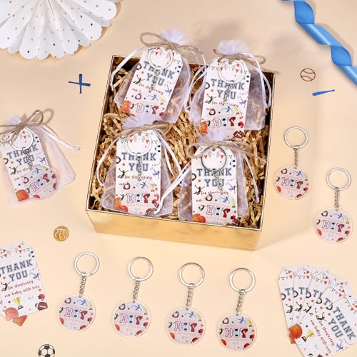 Image of Party Favors Theme Baby-Shower Keychain Set