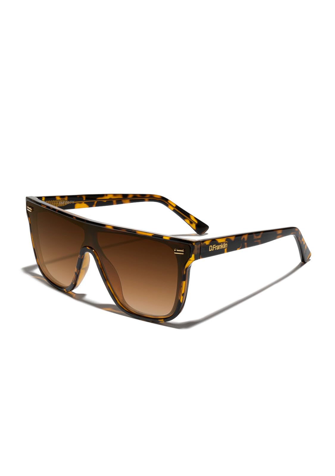 D.Franklin Gafas de sol unisex con cristales de protección UV - Modelo infinity - Rectangular - Para Hombre y Mujer - Sunglasses