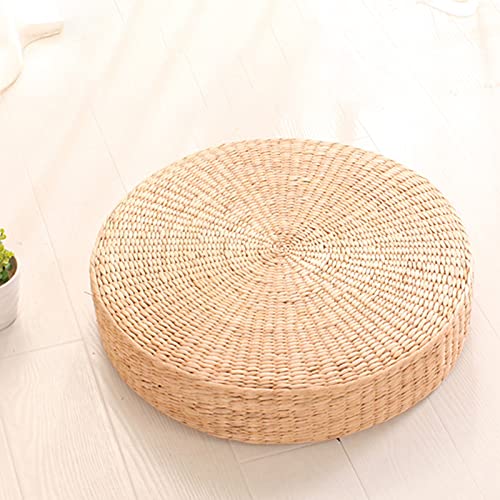 UDIYO Tatami Bodenkissen, 40cm Bodenkissen Stroh, Pouf Sitzkissen,...