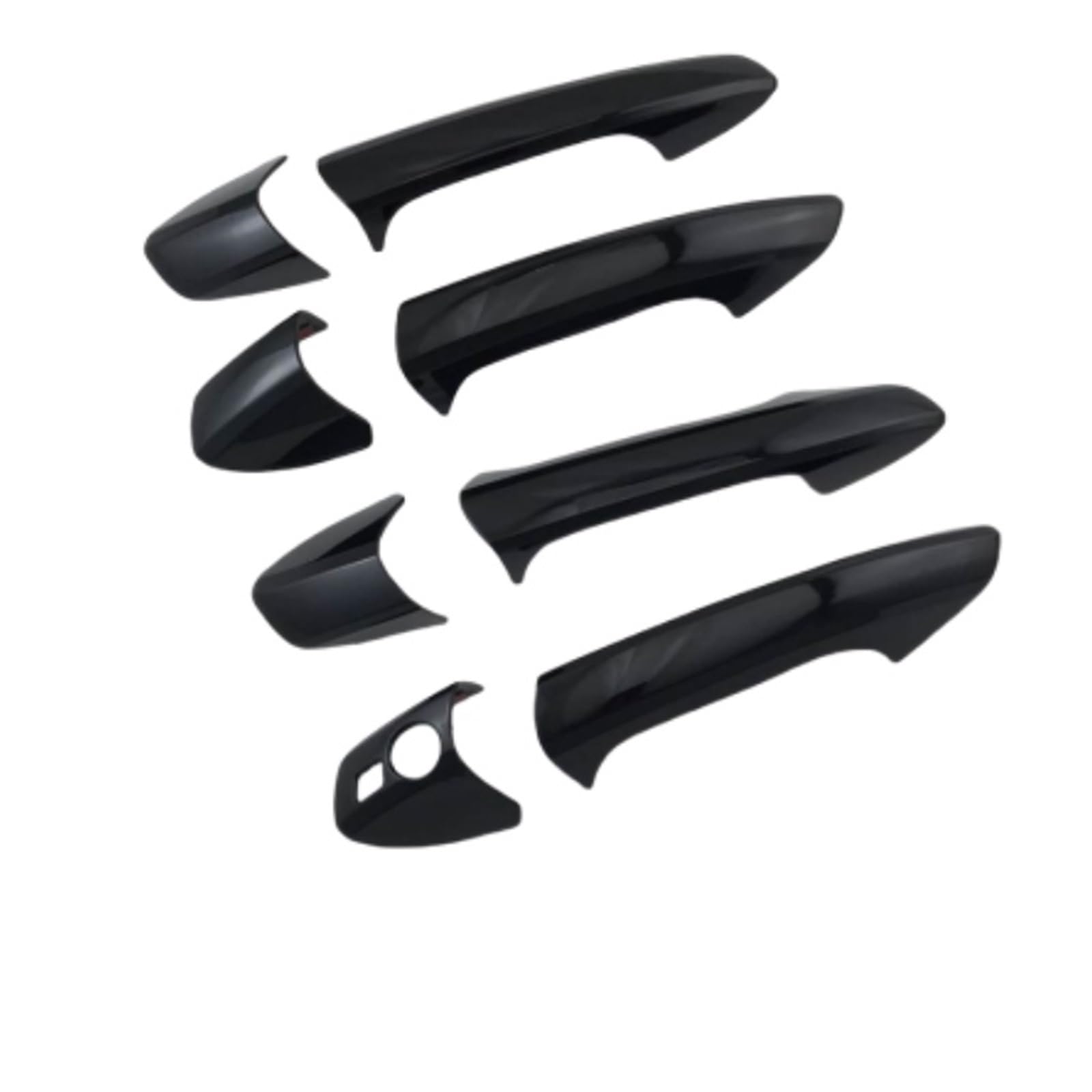 Zhauyorv Black Door Handle Covers Compatible With Mercedes-Benz Cla-Class W117