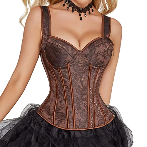 Corset Renaissance pour Halloween et soirées clubwear rétro Y2K - 2