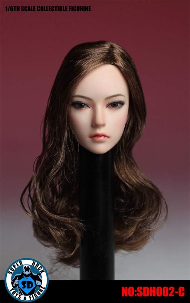 Amazon | HiPlay Super Duck 1/6 フィギュア ドール 用 ヘッド 頭 植毛 