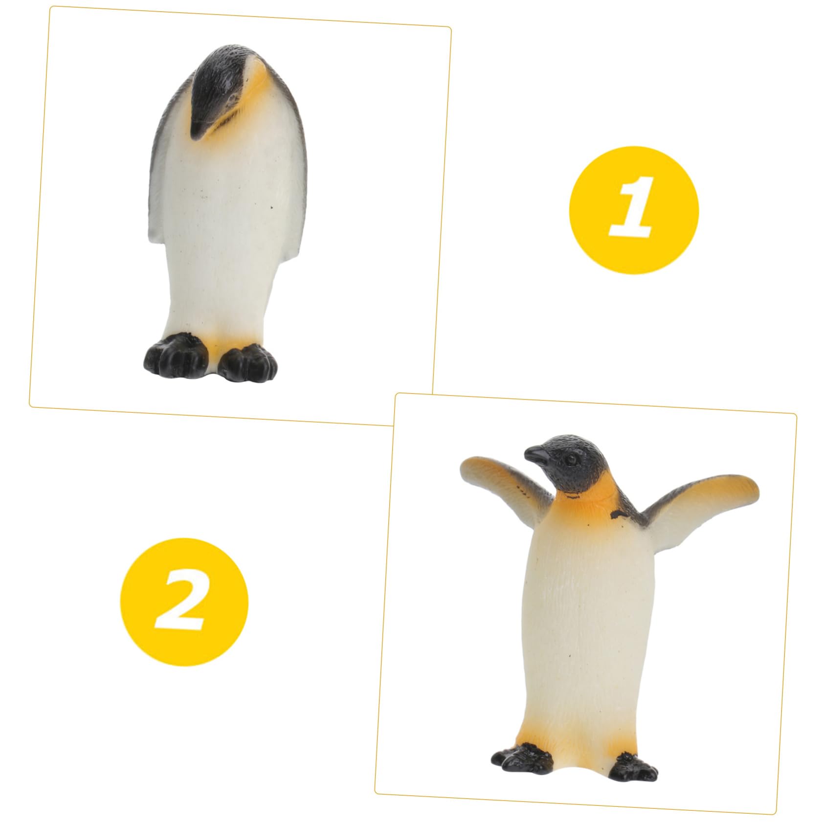 Amazon.co.jp: 4本 セット ミニペンギンのおもちゃ ペンギン