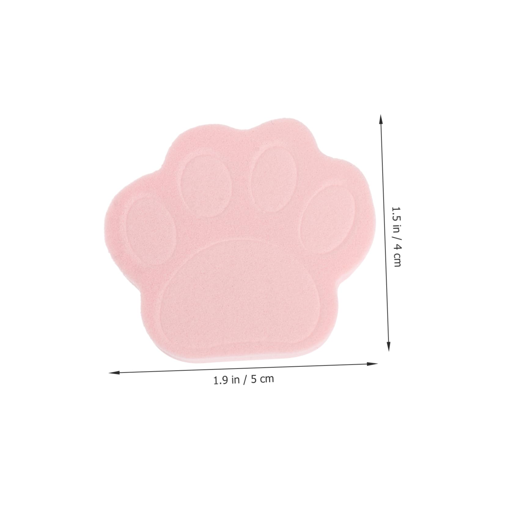 minkissy 32pezzi Spugne Per Rimozione Makeup Forma Di Zampa Di Gatto Spugne Per Pulizia Viso Strumenti Per Della Utilizzo Secco e Umido Facili Da Pulire e Delicate Sulla