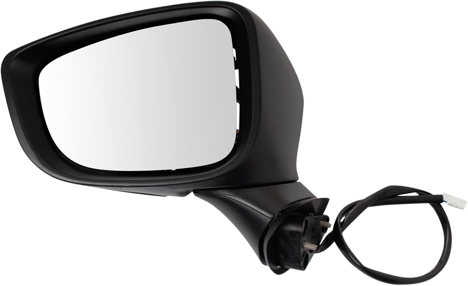 TRQ Driver Side Mirror Assembly Power Heated Blind Spot Turn Signal Foldaway Compatible with 2017-2021 Mazda 6