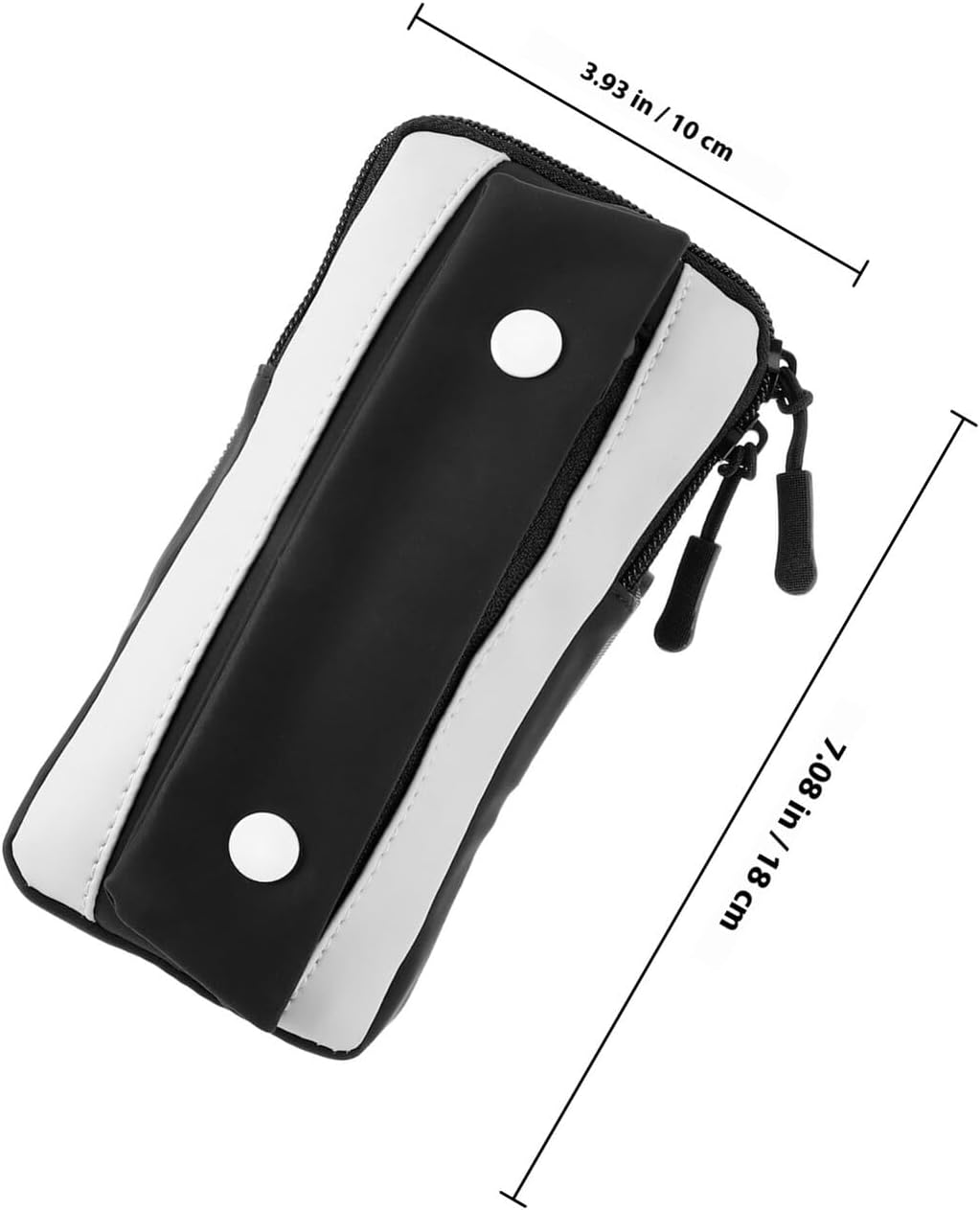Sports Mobile Phone Arm Bag Wristband Phone Holder Key Holder for Running Gym Workout Unisex Lightweight Breathable Black Armband