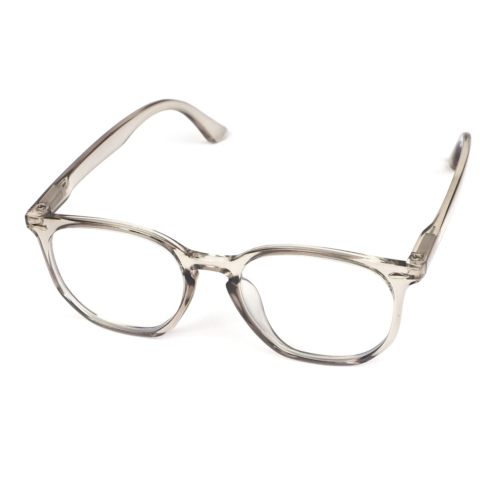 BaytionReading Glasses for Men & Women,Square Frame Spring Hinged Blue Light Filter Eyewear Blocking UV Anti Glare Anti Eyestrain Suitable for Reading,Watching Electronic Products