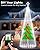12FT Smart Outdoor Christmas Cone Tree, 832 RGB LED Large Yard Decorations with App & Remote, DIY Colors Patterns & Text, Music Sync, Timer, Waterproof Giant Holiday Light Show for Lawn Patio Party