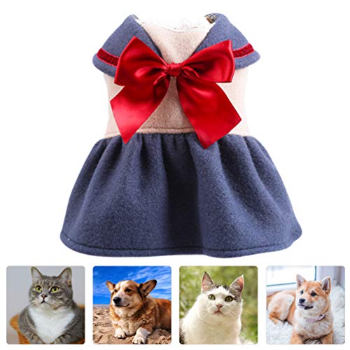 KESYOO Fantasia de Inverno Quente para Animais de Estimação - Adorável Roupas Divertidas para Cães e