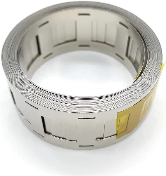 Sponsored Ad - Hexonix 18650 Nickel Strip 0.12x25mm Nickel Plated for Li-ion Battery Pack Spot Welding – 2P H-Type Connector Strip (2 Meter)