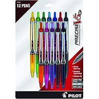 Pilot Precise V5 RT - Bolígrafos de tinta líquida recargables y