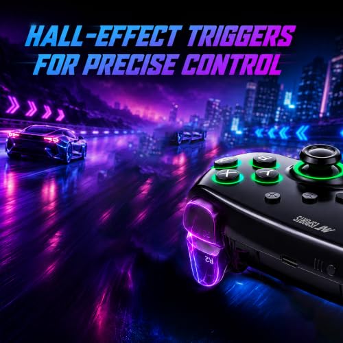 Image of Ant Esports SupernovaLite Wireless Gaming Controller for PC|Android,iPhone,iPad&Smart TV with Bluetooth Connectivity|Turbo Function|Dual Vibration|RGB Lighting||Macro Controlsand 1-Year Warranty-Black