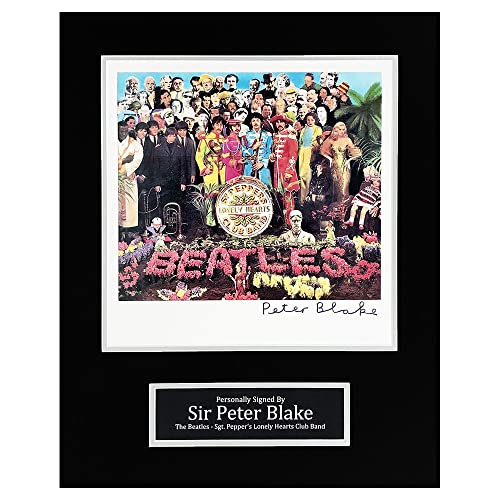 Photo dédicacée de Firma Stella Peter Blake – Autographe des Beatles – Véritable dédicacé à la main avec COA… - Les Beatles, Paul McCartney, John Lennon, RIngo Starr, George Harrison Photo dédicacée de Firma Stella Peter Blake – Autographe des Beatles – Véritable dédicacé à la main avec COA…