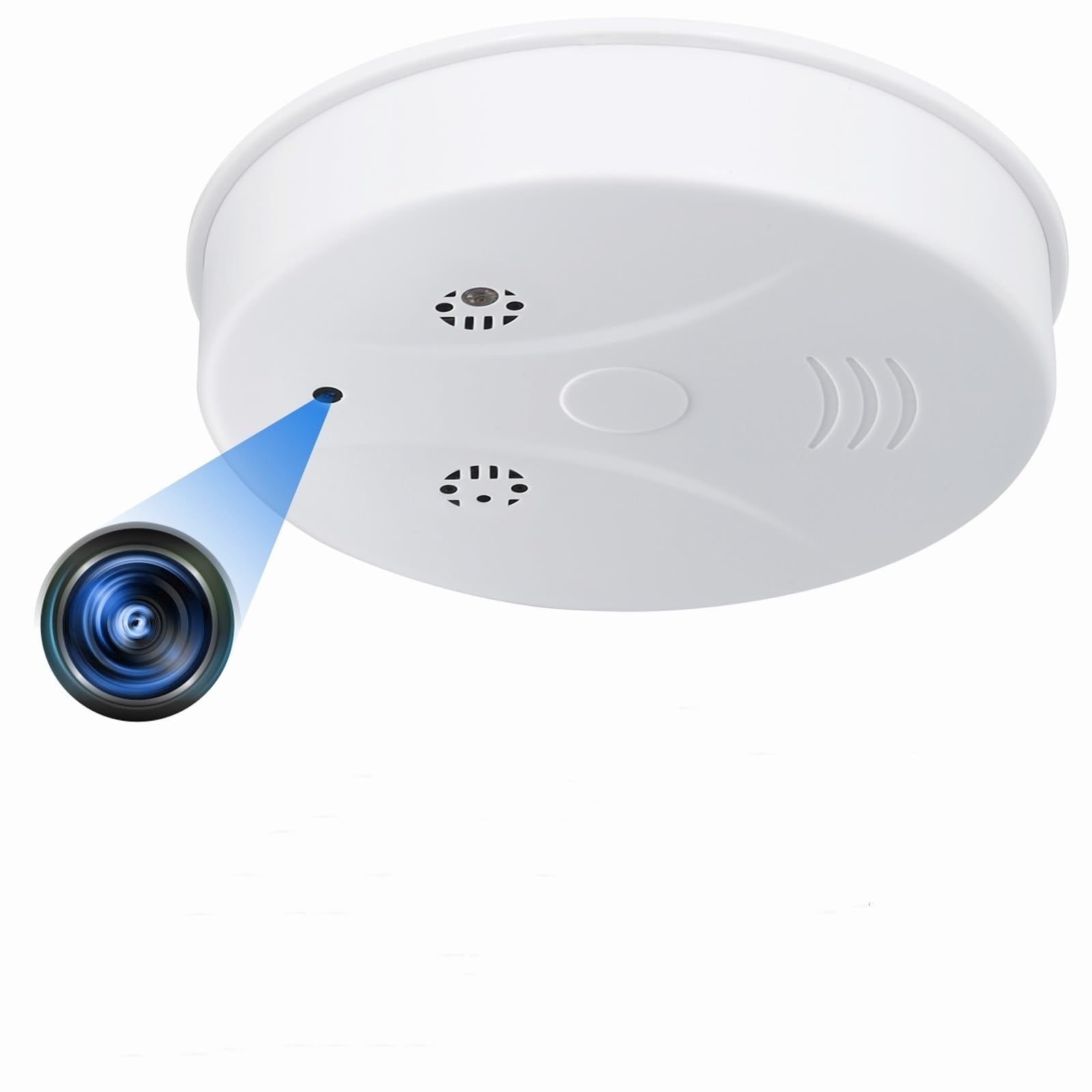 Photo 1 of ** MISSING INSTRUCTIONS*** Security Hidden Camera Smoke Detector Spy WiFi Camera HD 1080P Small Cameras with Motion Detection and Night Vision, Wireless Indoor Cam for Home