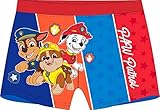 eplusm PAW Patrol Badehose Größe 98/104 110/116 122/128 Badeshorts Mehrfarbig Kinderbadehose mit Marshall, Chase und Rubble. (as3, Numeric, Numeric_128, Regular, Baby Boys, Rot, 122/128)