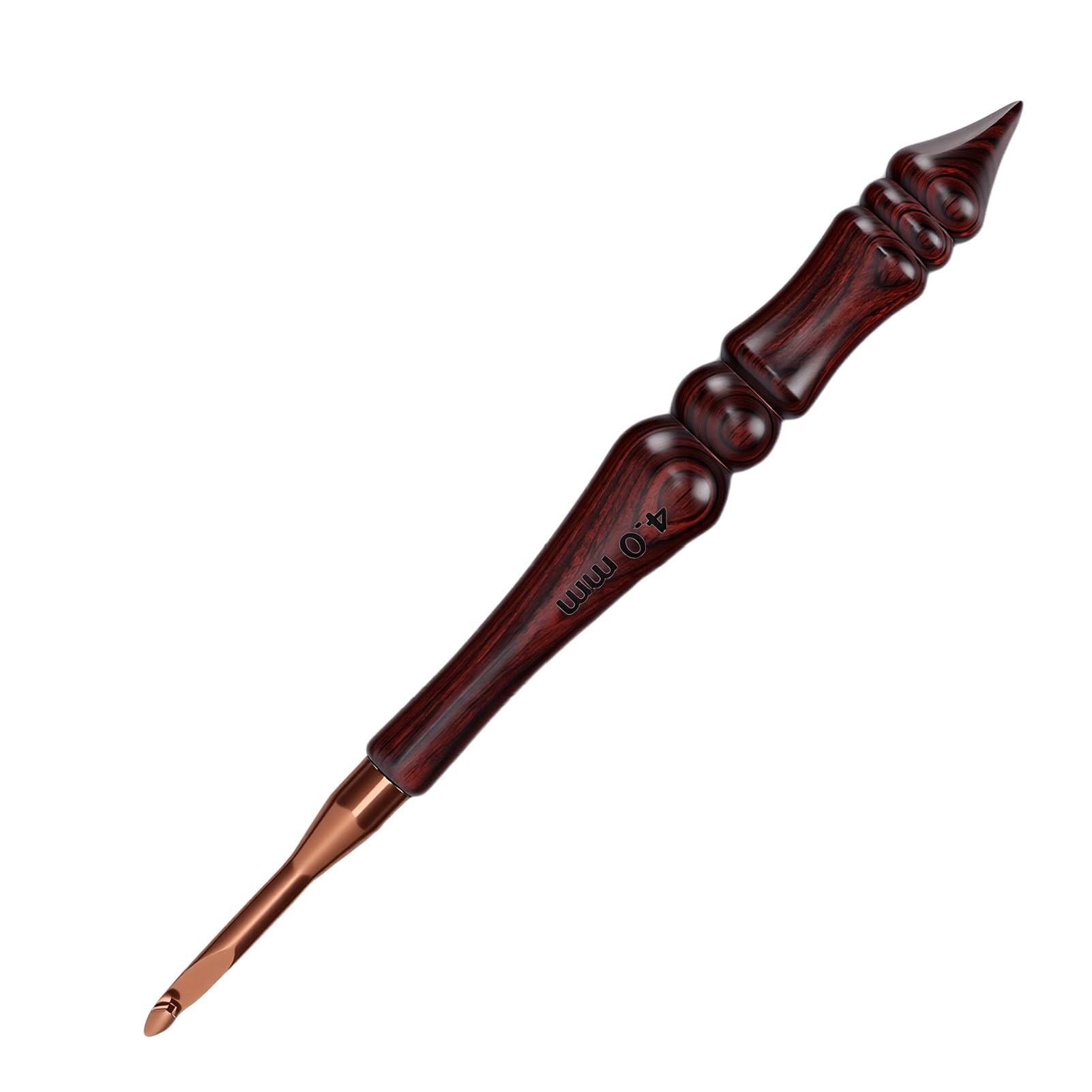OEBUAFI Zestaw Szydełek 8 Sztuk, 3mm-7mm Ergonomiczny Drewniany Uchwyt