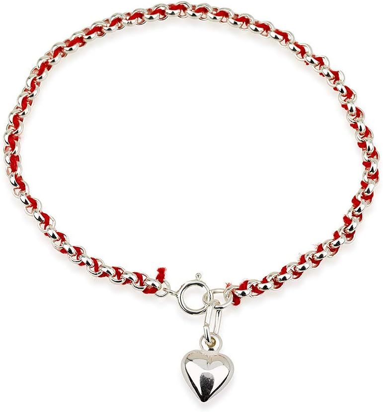 Kabbalah Red String Bracelet, 925 Sterling Silver, Red String Bracelet, Blessing Bracelet, Judaism Jewelry, Jewish Jewelry for Women, Jewish Bracelet for Men, Israel Gifts, Holy Land Gifts, Hebrew Bible Rare