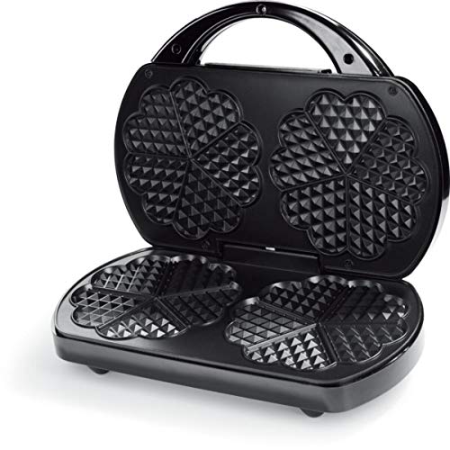 star Q Doppel Waffeleisen in Herzform Leistungsstark 1200 Watt