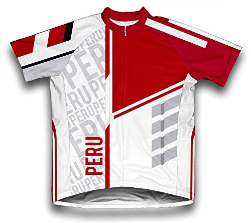 ScudoPro Peru Short Sleeve Cycling Jersey for Women - Size S White