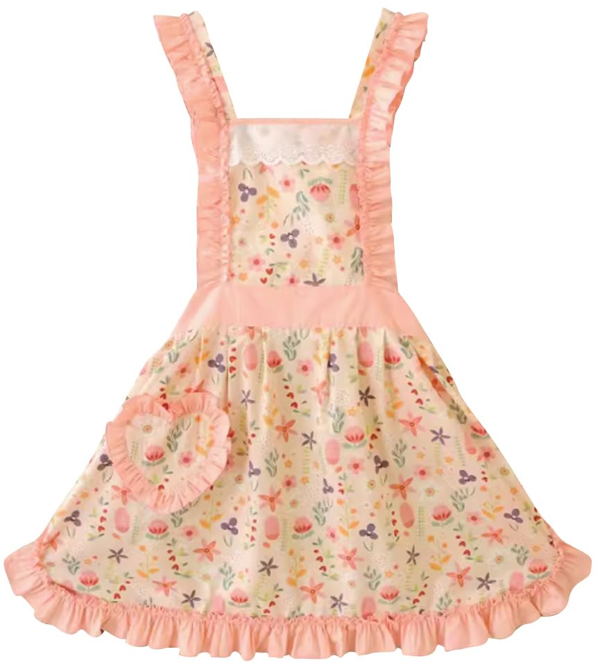 CRB Fashion Womens Cooking Baking Apron | Ladies, Woman, Kitchen Chef Aprons with Pocket