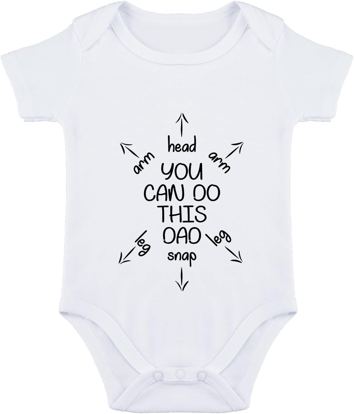 You Can Do This Dad Baby Bodysuit First Time Daddy Bodysuit New Dad Baby Bodysuits Funny Babies Clothes