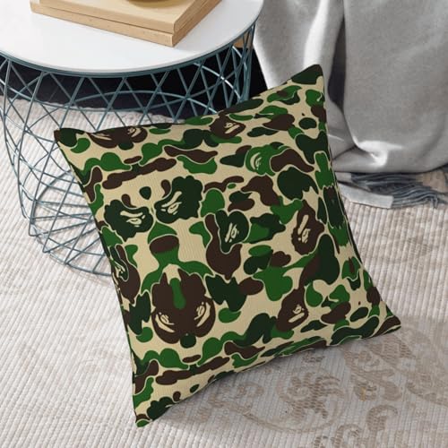 Housse de coussin vert camouflage pour protéger et embellir le canapé - 7