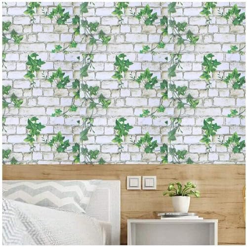 Image of Classics Pattern Peel and Stick Home Wallpaper, PVC Self Adhesive Wall Decor Wallpaper for Living Room, Hall, Restaurant (300 cm x 45 cm) (Floral & Botanical)