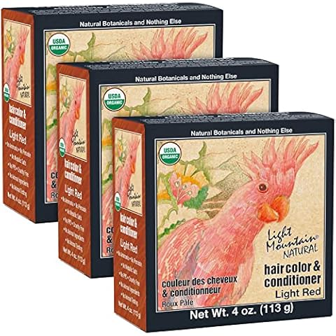 Light Mountain Natural Hair Color & Conditioner Cover