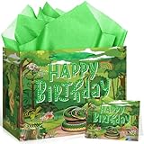 Sac cadeau Happy Birthday Reptile