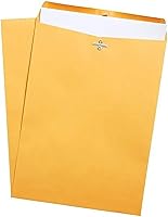 Vista 3 de Staples 9 x 12 Kraft Clasp & Moistenable Envelopes, Brown Manila, Heavyweight Document Mailers with Metal Clasp, 100/Box