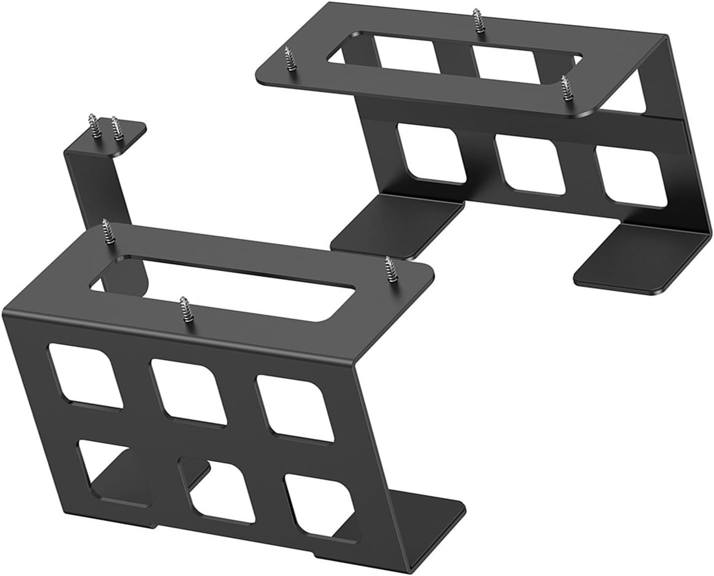 ordinarYone Heavy Duty Under Desk Mount Bracket For Gaming Consoles Player Tiny And Laptops Durability Aluminum