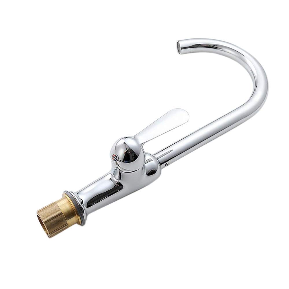 Cvthfyky Basin Faucet Kitchen Sink Single Handle Hot And Cold Faucet Lead-free Kitchen Faucet (Color