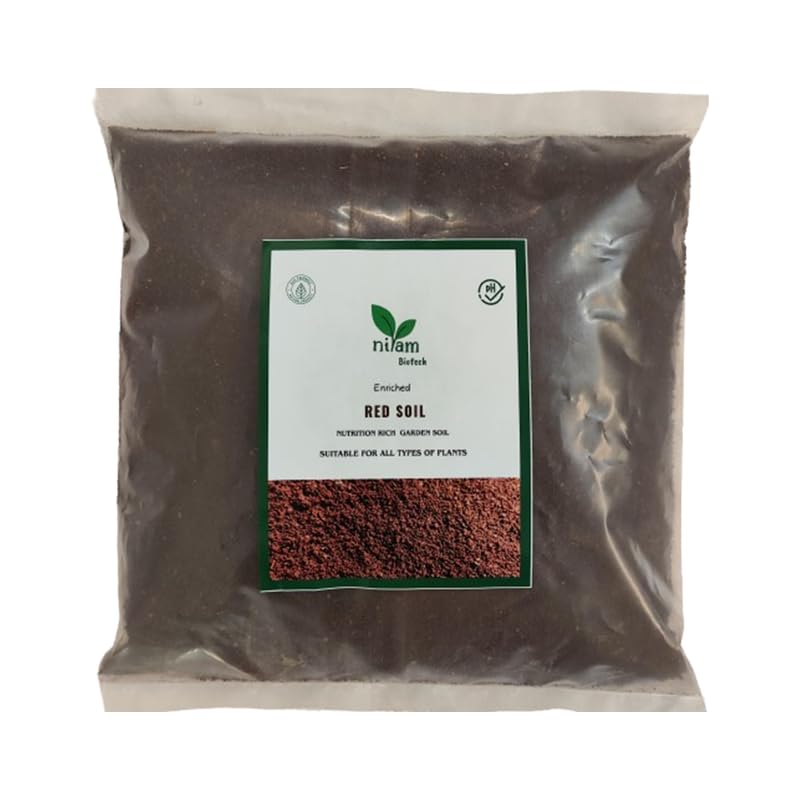 NIRAM BIOTECH Planting Soil (Soil, Mulches & Planting Media) | Red Soil | Nutrition-Rich Garden Soil for All Types of Plants | Ideal for Thriving Gardens and Vibrant Growth | 9 KG