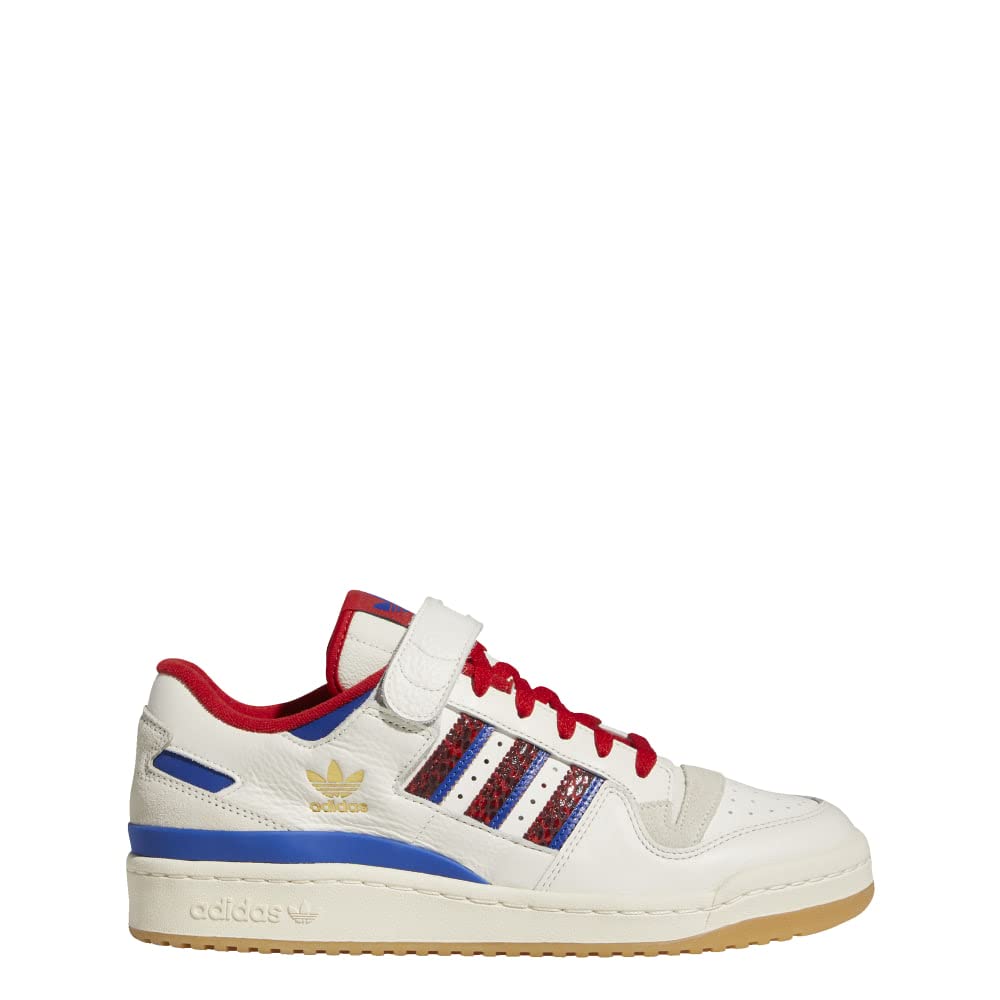 adidas Forum 84 Low Mens Shoes Size 13, Color: Off White/Scarlet/Collegiate Royal-White