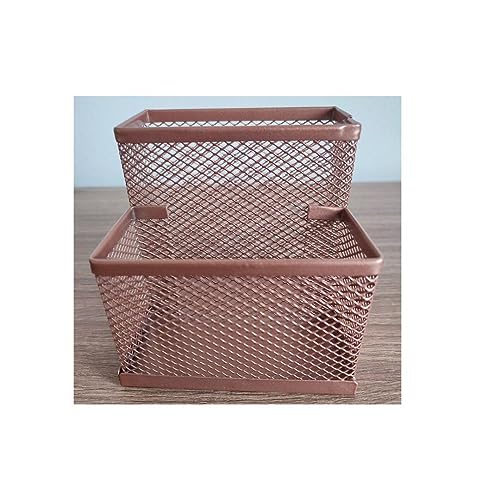 Porta Caneta Porta Lápis Porta Treco Organizador de Mesa Metal Rose Gold