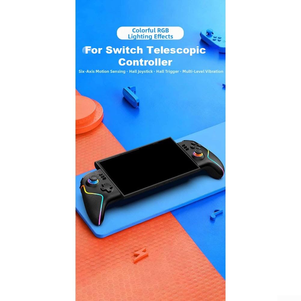 Mando inalámbrico Pro para Switch 2 con Joystick de Efecto Hall y batería de 10 Horas de duración ergonómica con Soporte de vibración, Color Negro [Video Game]