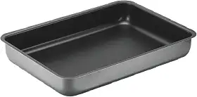Assadeira Retangular Antiaderente, 42x28,5x5,5 cm, para Bolos e Assados, Revestimento Durável
